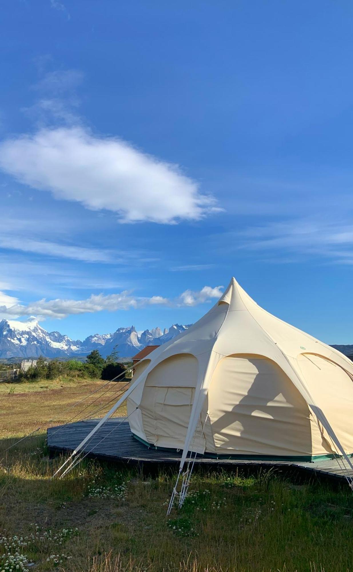 Chilenativo Riverside Camp Torres del Paine National Park 外观 照片